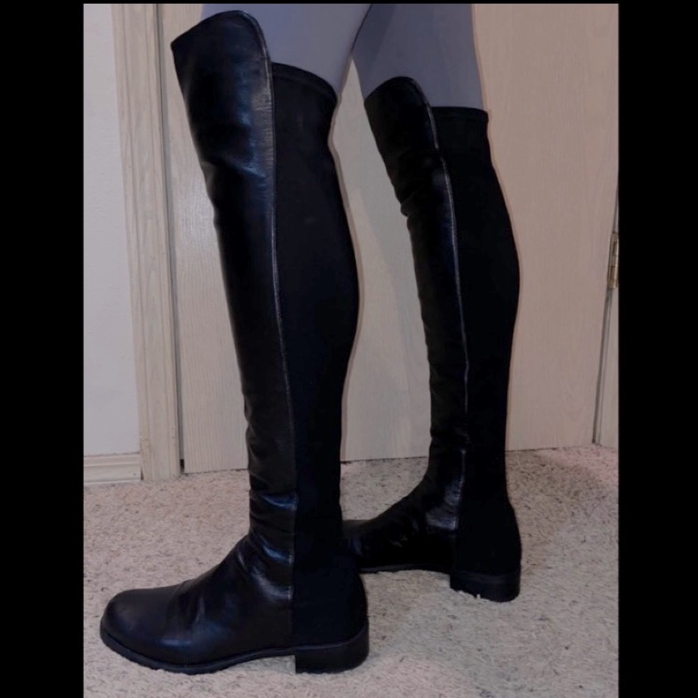 Stuart Weitzman Maddox Boot in Black. Size 9.